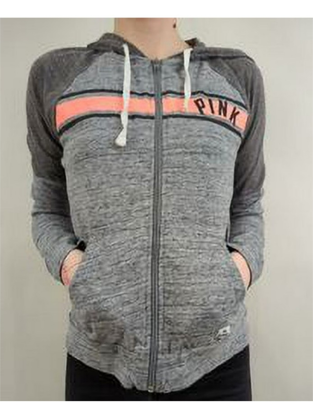 PINK Victoria's Secret Full Zip Lightweight Hoodie